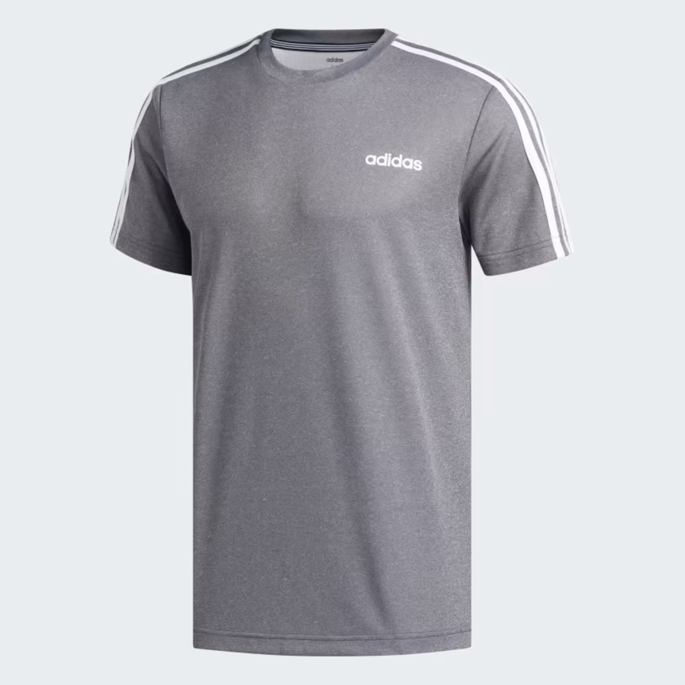 Adidas Men's Dark Gray Short Sleeve Tee